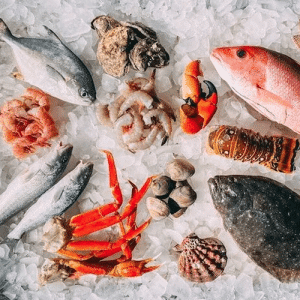 Frozen fish and sea food